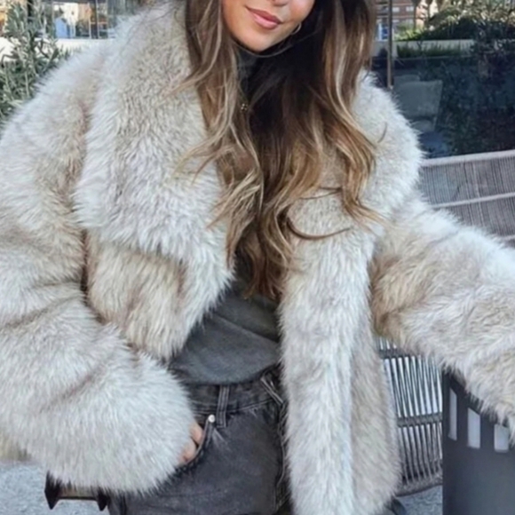 Jackets & Blazers - Woven Jacket For Women Loose Stand Collar Long Sleeve Coat Autumn Winter